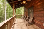 You will love sitting on the deck and watching the seasonal changes in the forest.